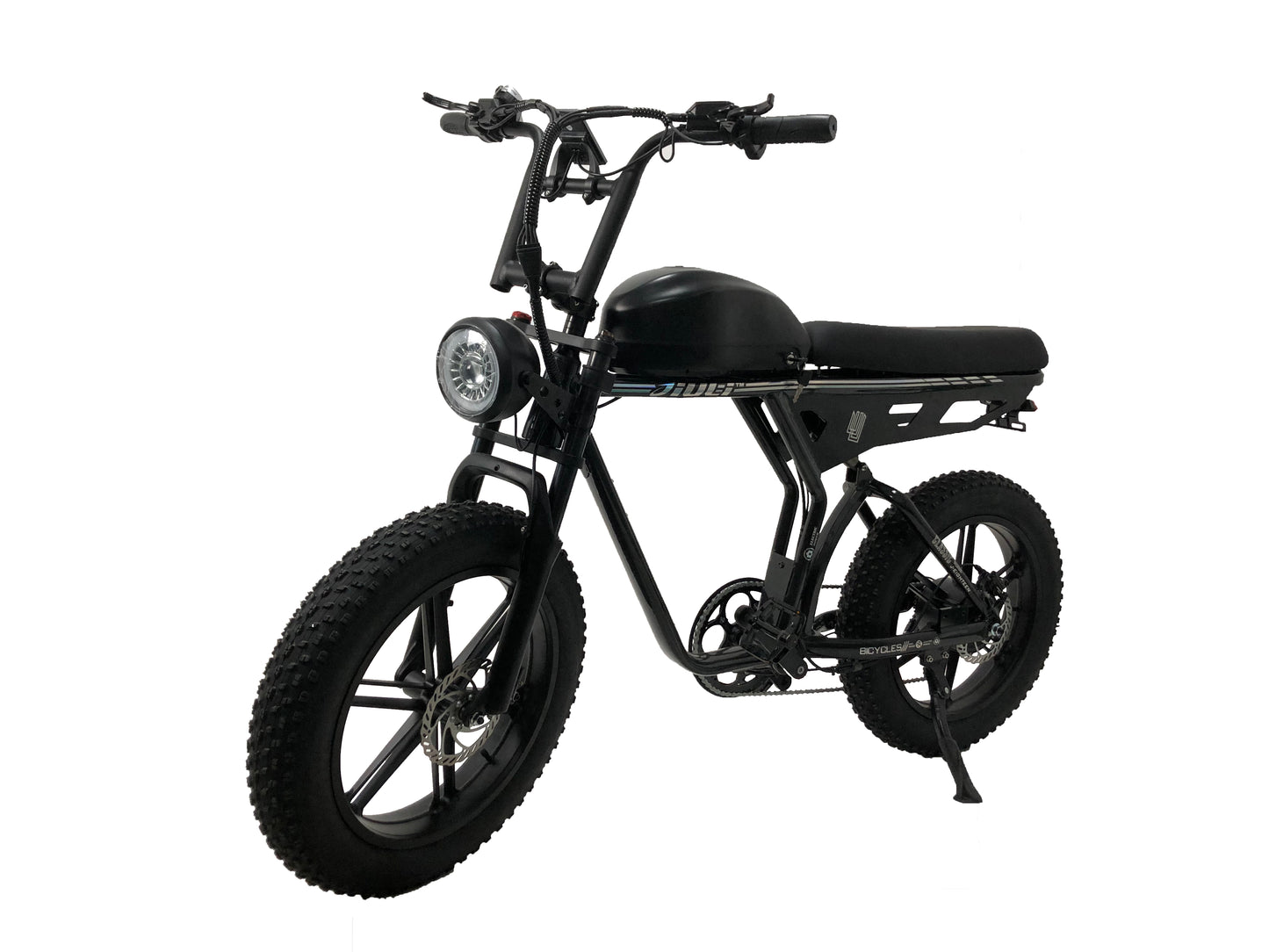 2 Seater 20 Inch 750w 1000w Super Ebike 73 Electric Fat Tire Mountain Bike Full Suspension Land Cruiser Ebike Beach Cruiser Bike