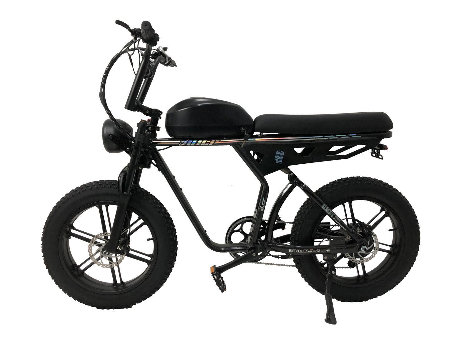 2 Seater 20 Inch 750w 1000w Super Ebike 73 Electric Fat Tire Mountain Bike Full Suspension Land Cruiser Ebike Beach Cruiser Bike